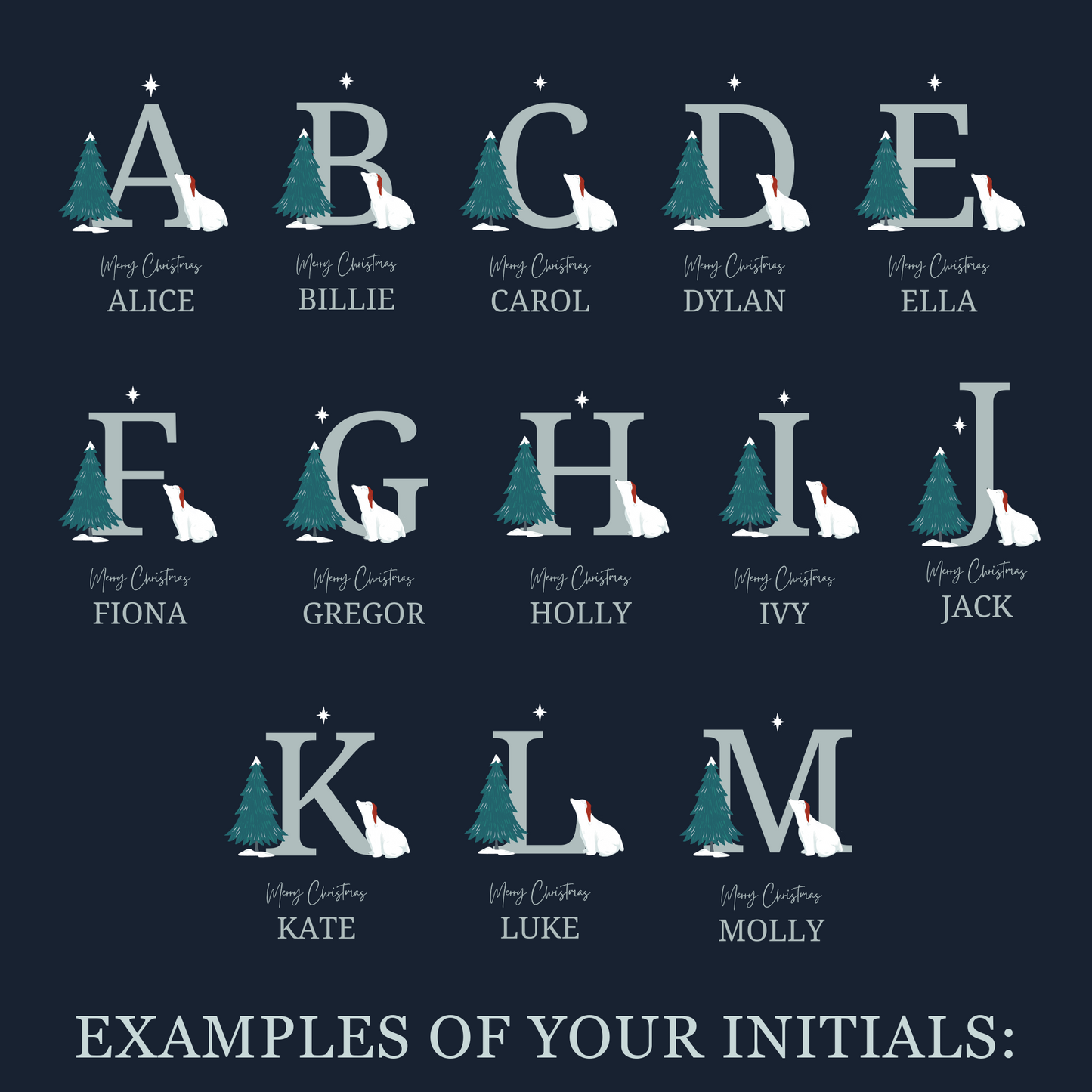 Personalised Christmas Stocking - Make A Wish Design