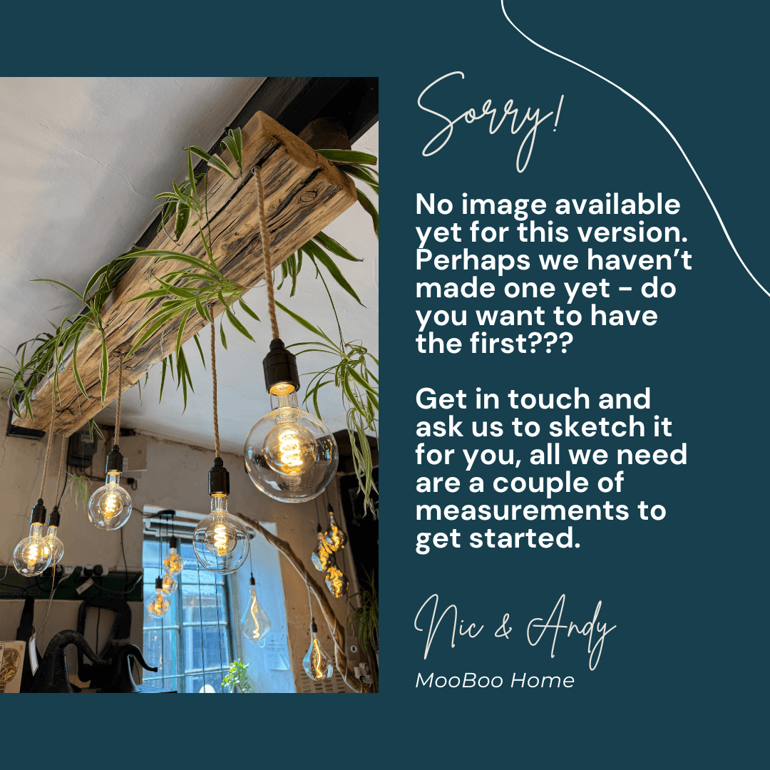 Kronleuchter aus Holzbalken - Pendelleuchte aus norwegischer Fichte