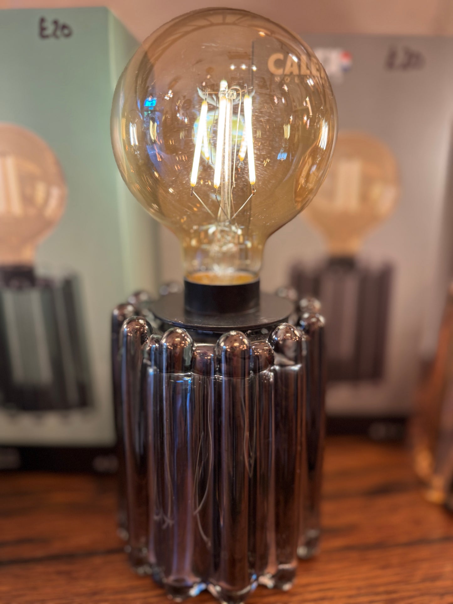 Wave Table Lamp Battery Operated