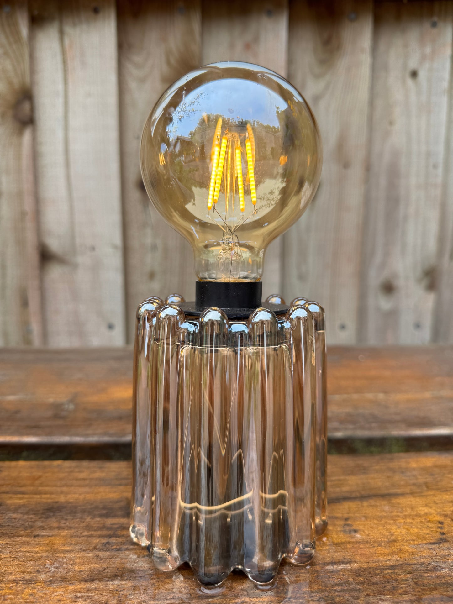 Wave Table Lamp Battery Operated