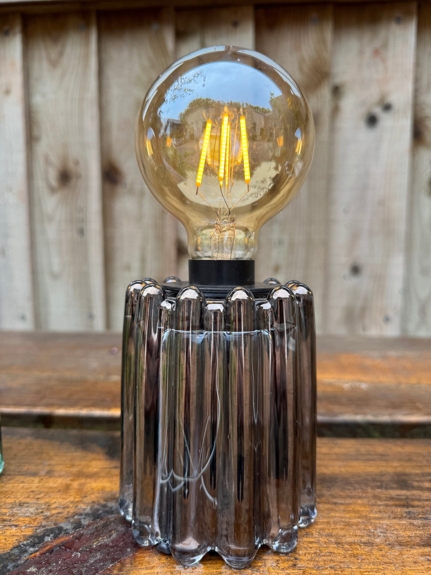 Wave Table Lamp Battery Operated
