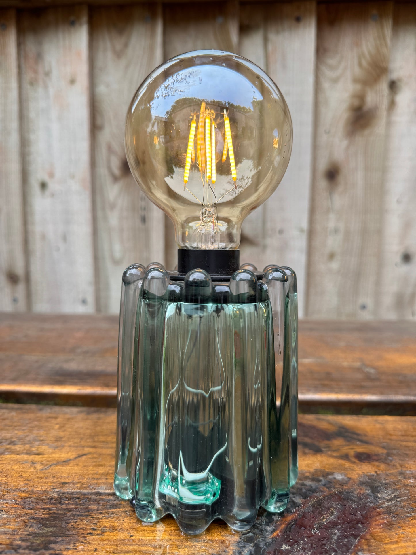 Wave Table Lamp Battery Operated