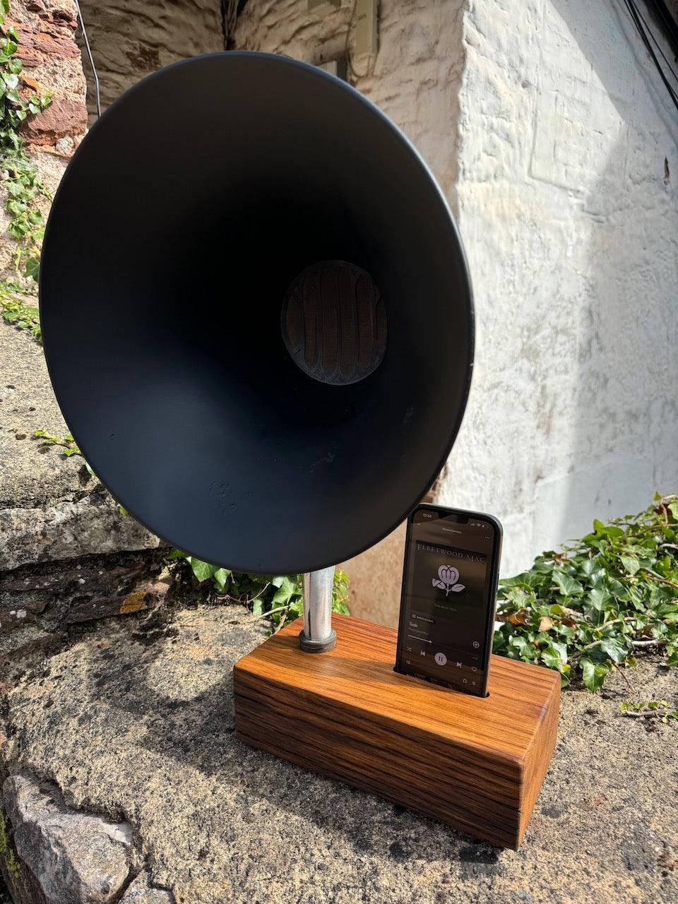 Amplificateur acoustique de klaxon de haut-parleur de phonographe pour téléphones intelligents