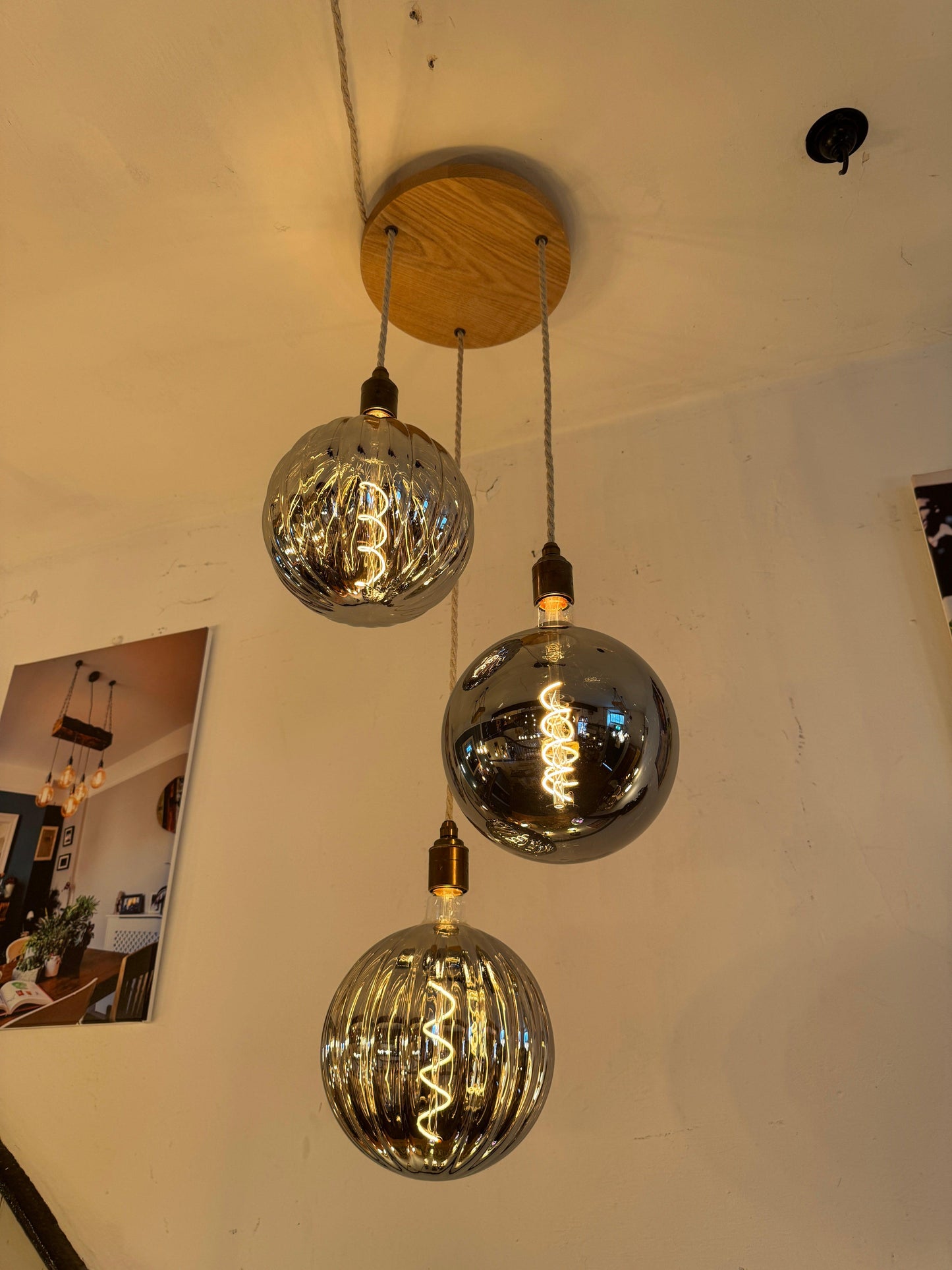 Dreifache Evo Cluster Pendelleuchte