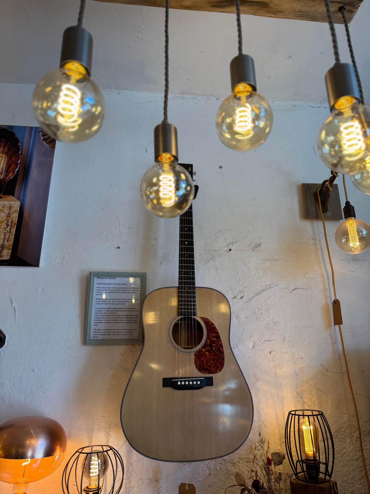 Dreadnought Guitar Hand Made by Paul Jeffrey Blacknut Guitars