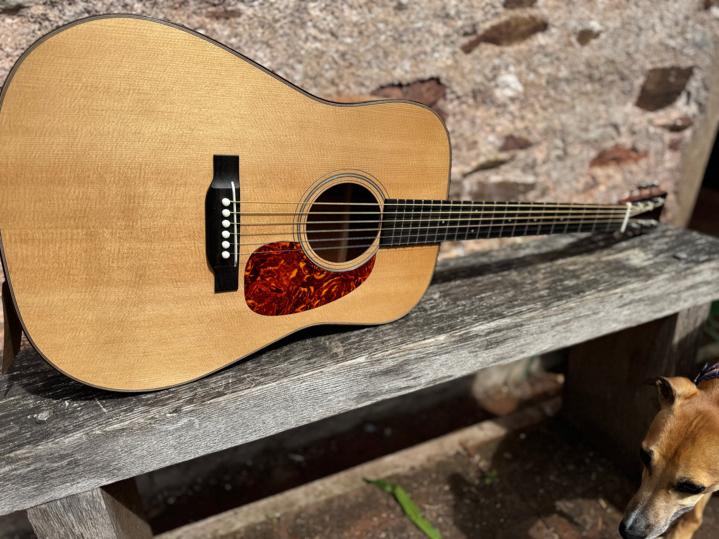 Dreadnought Guitar Hand Made by Paul Jeffrey Blacknut Guitars