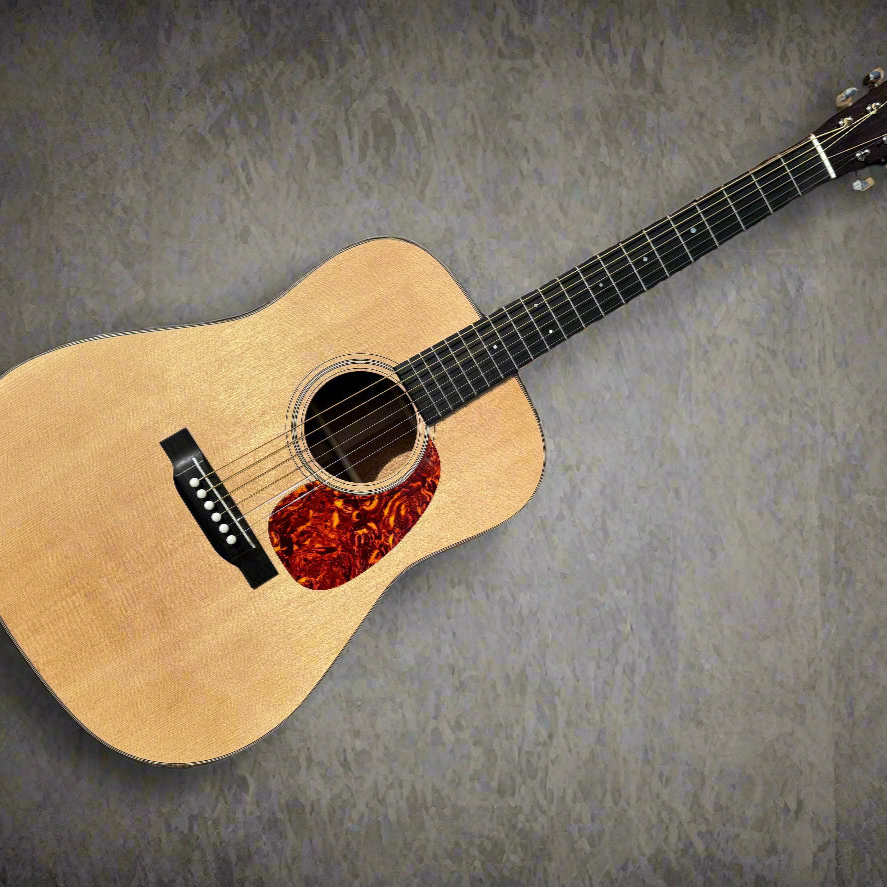 Dreadnought Guitar Hand Made by Paul Jeffrey Blacknut Guitars