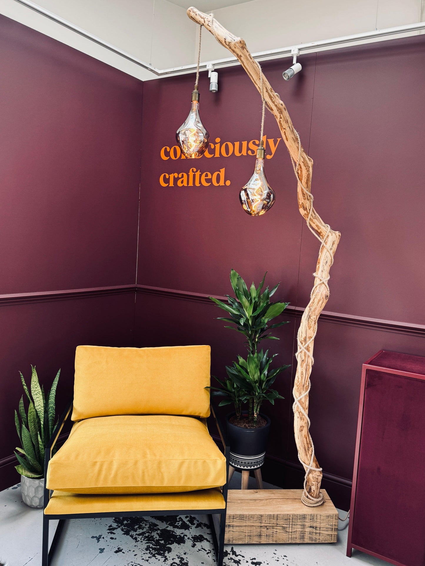 Stehlampe „Natural Branch“ (Zwei Lampenfassungen)