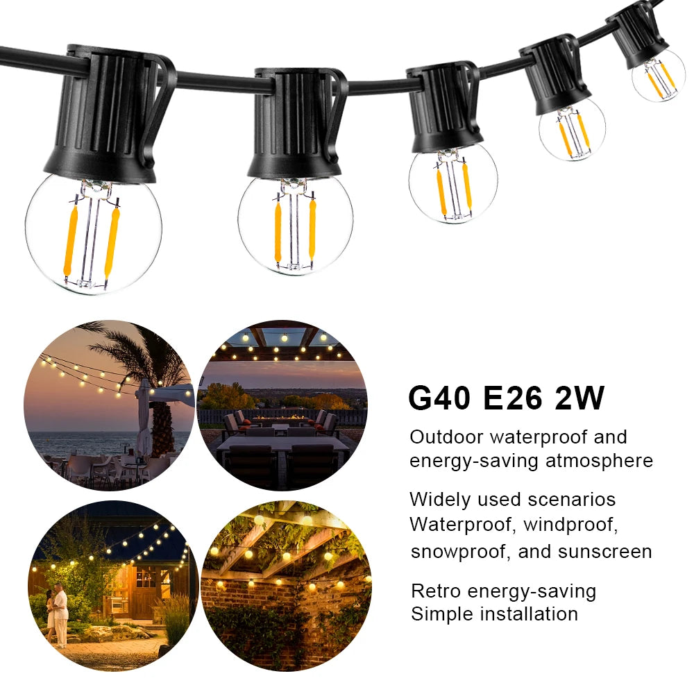 Connectable Street Garland G40 15M