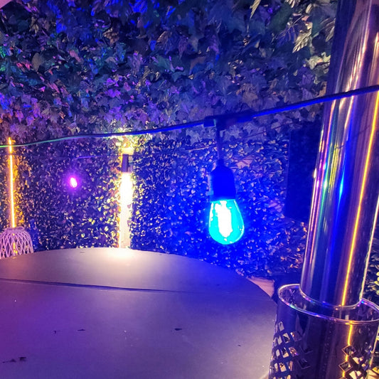 10 Pack Outdoor Elite Festoon Waterproof Heavy Duty LED Colour Bulbs