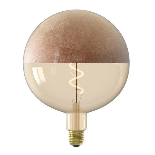Copper Craquele Top-Mirror Kalmar Lamp | 4W | E27 | Copper | Dimmable - MooBoo Home