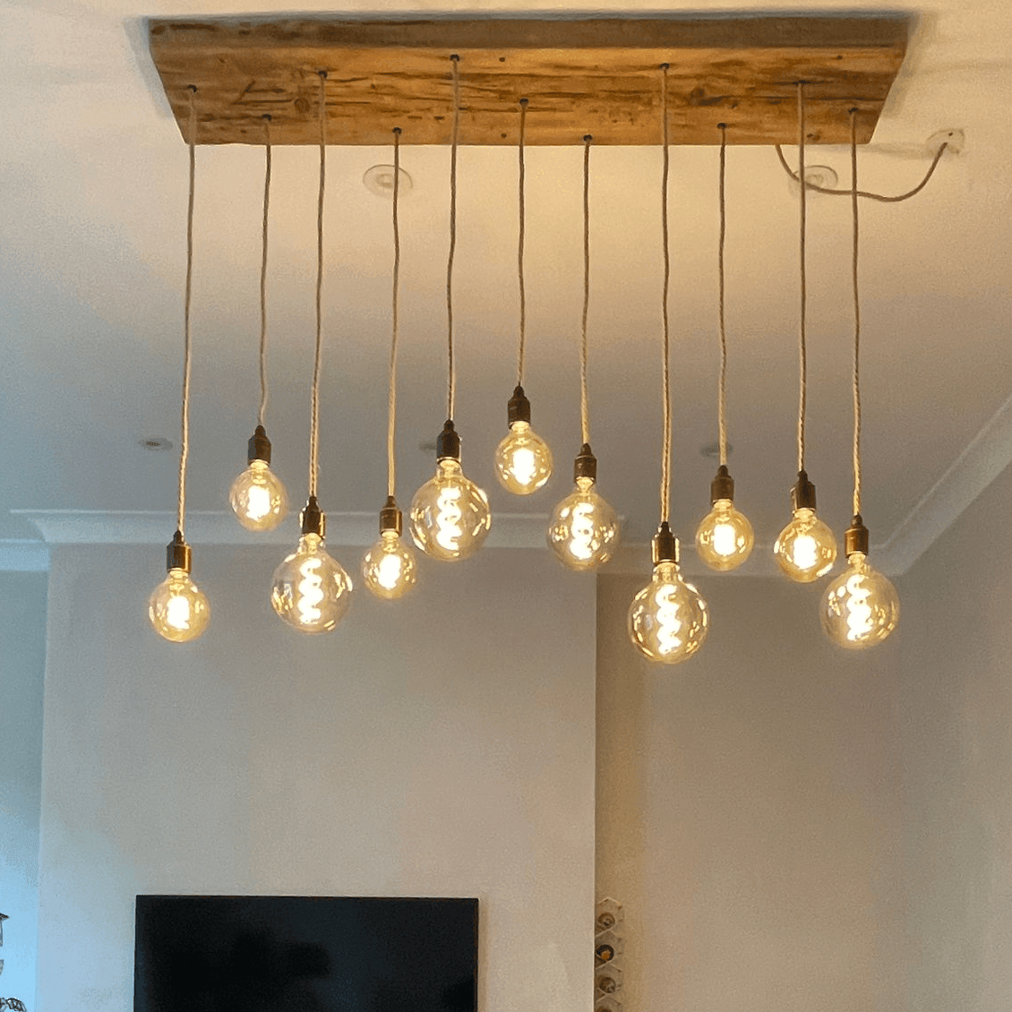Flush Mount Long Drop Cluster Pendant Light - MooBoo Home