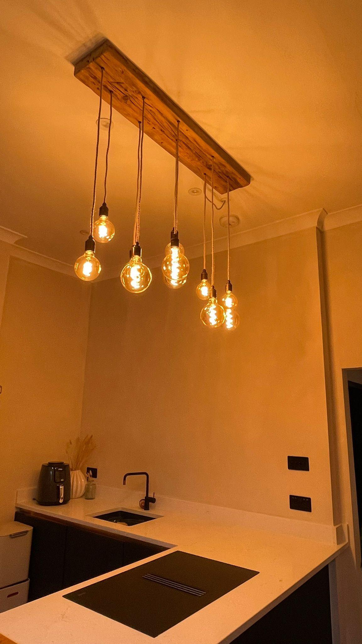 Flush Mount Long Drop Cluster Pendant Light - MooBoo Home