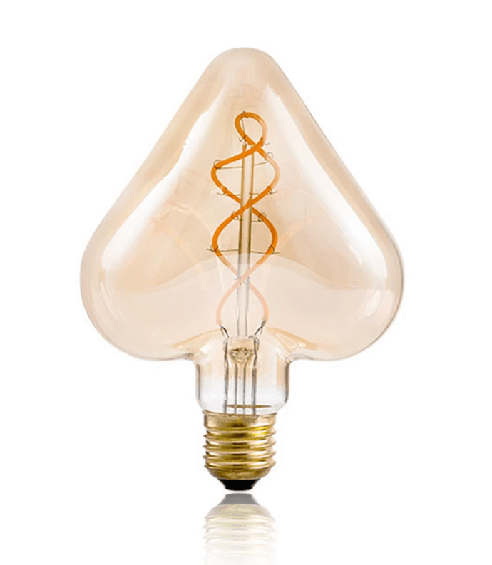 Heart LED Bulb Amber - MooBoo Home