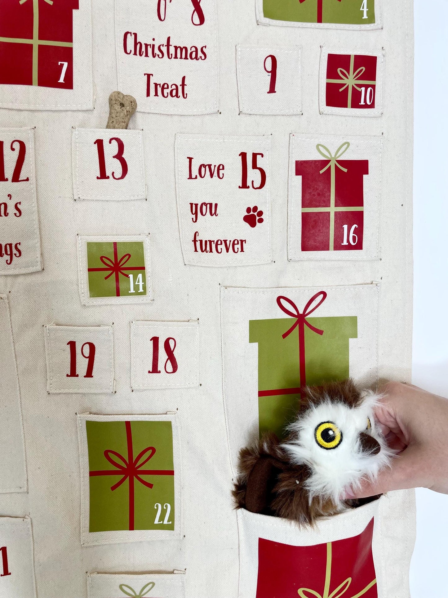 Pets Personalised Handmade Christmas Treats Advent Calendar