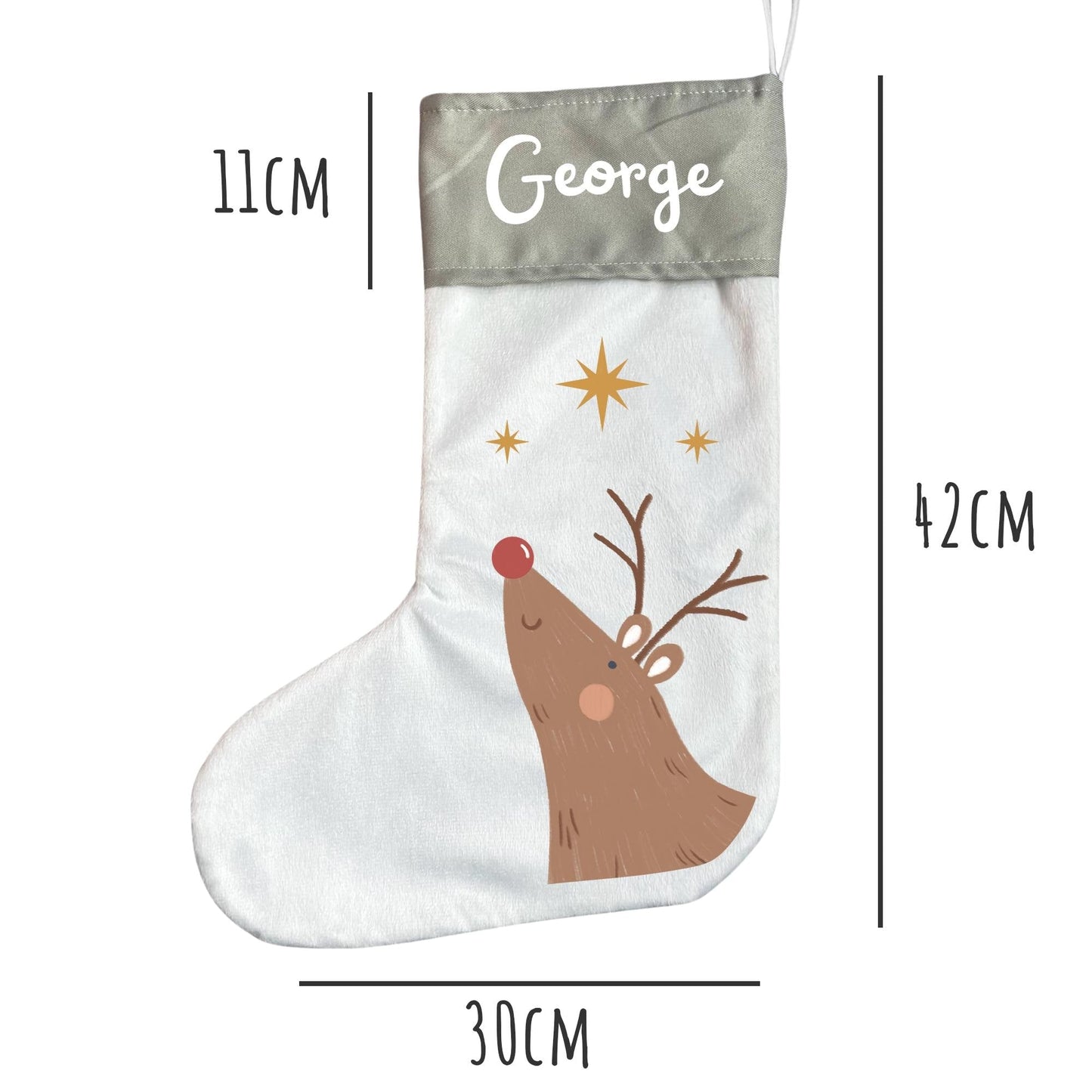 Personalised Christmas Stocking Christmas Countdown