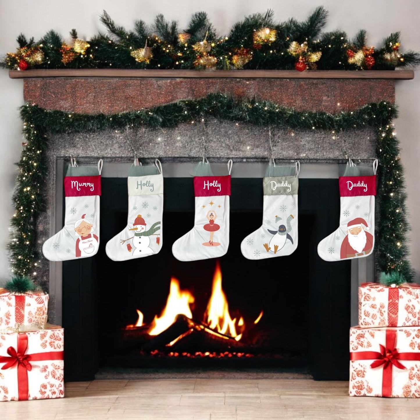 Personalised Christmas Stocking Christmas Countdown