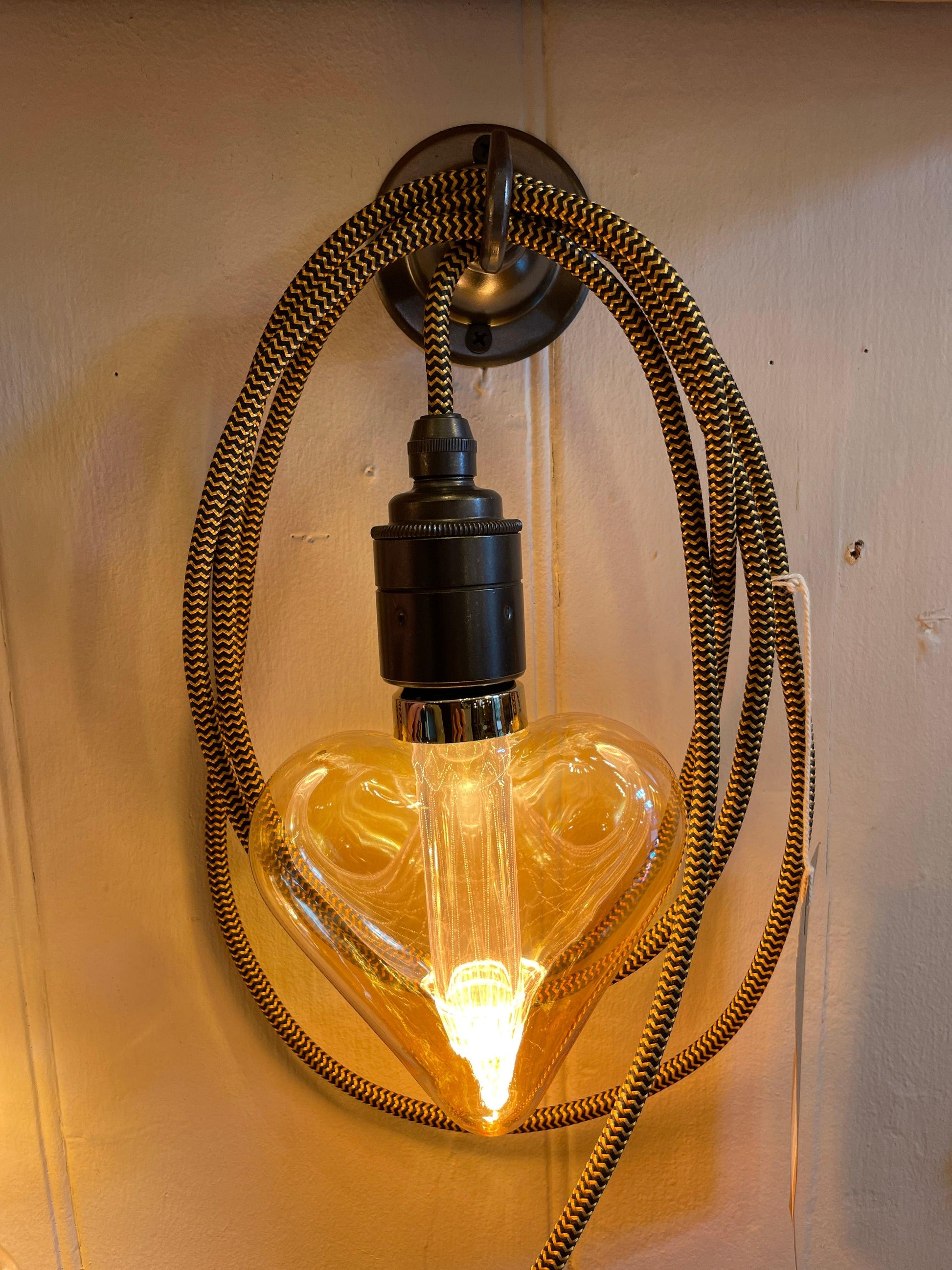 Love Heart Bulb LED Crown Amber - MooBoo Home