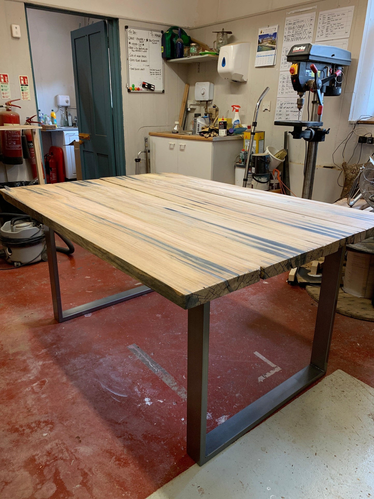 Reclaimed Plymouth Dry Dock Oak Table - MooBoo Home