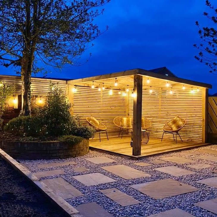 Outdoor Elite Festoon Waterproof Warm White Heavy Duty LED Connectable String Lights