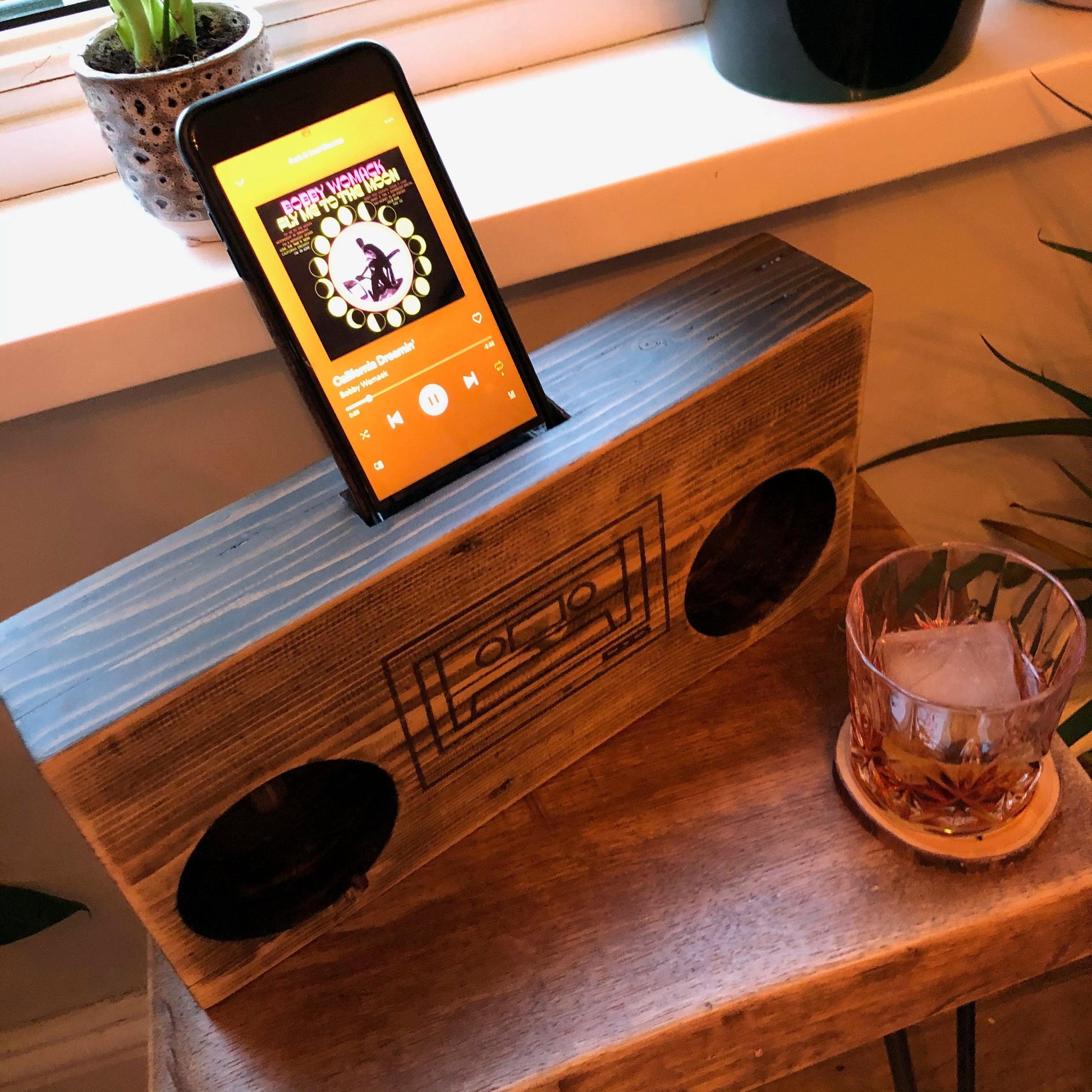 The 'Boombox' Acoustic Wooden Speaker - MooBoo Home