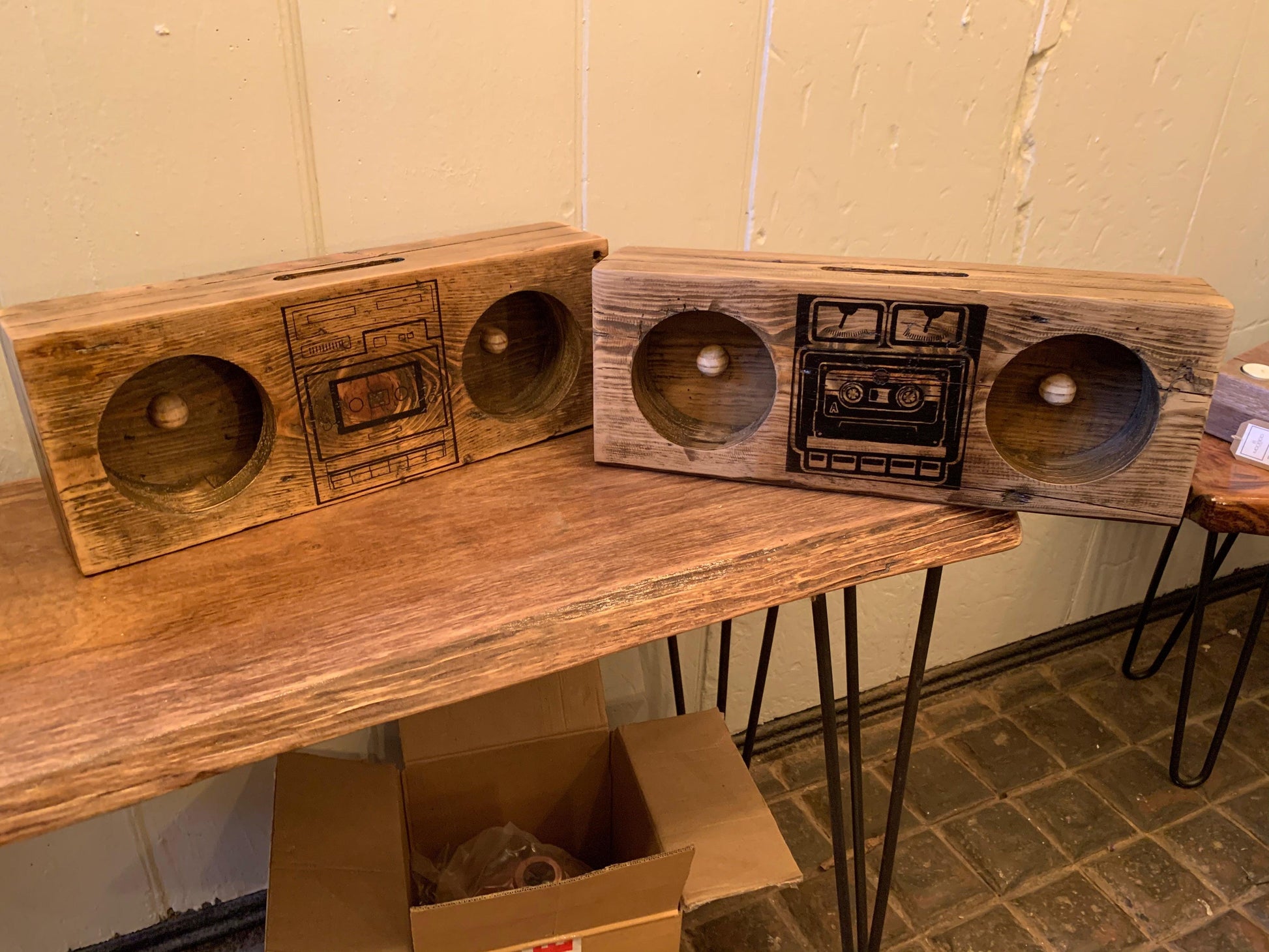 The 'Boombox' Acoustic Wooden Speaker - MooBoo Home