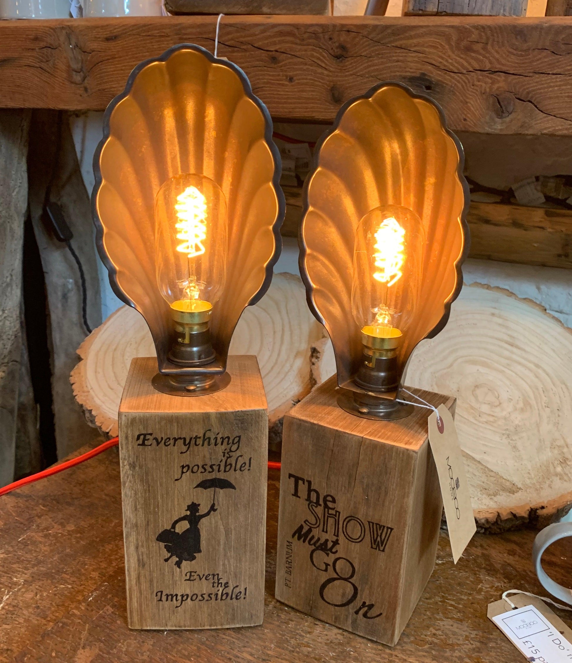 Theatre Footlight Personalised Table Lamp - MooBoo Home