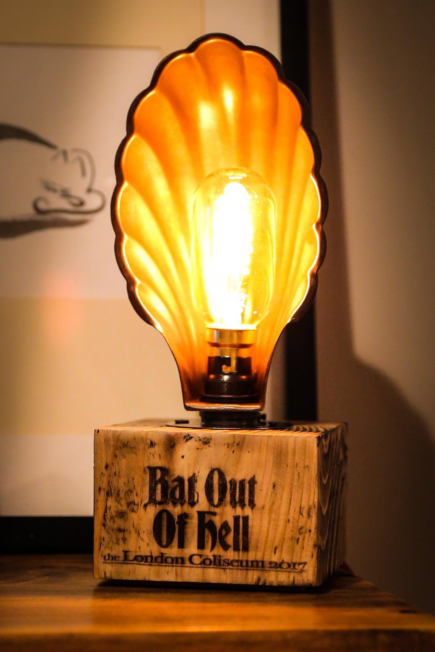 Theatre Footlight Personalised Table Lamp - MooBoo Home
