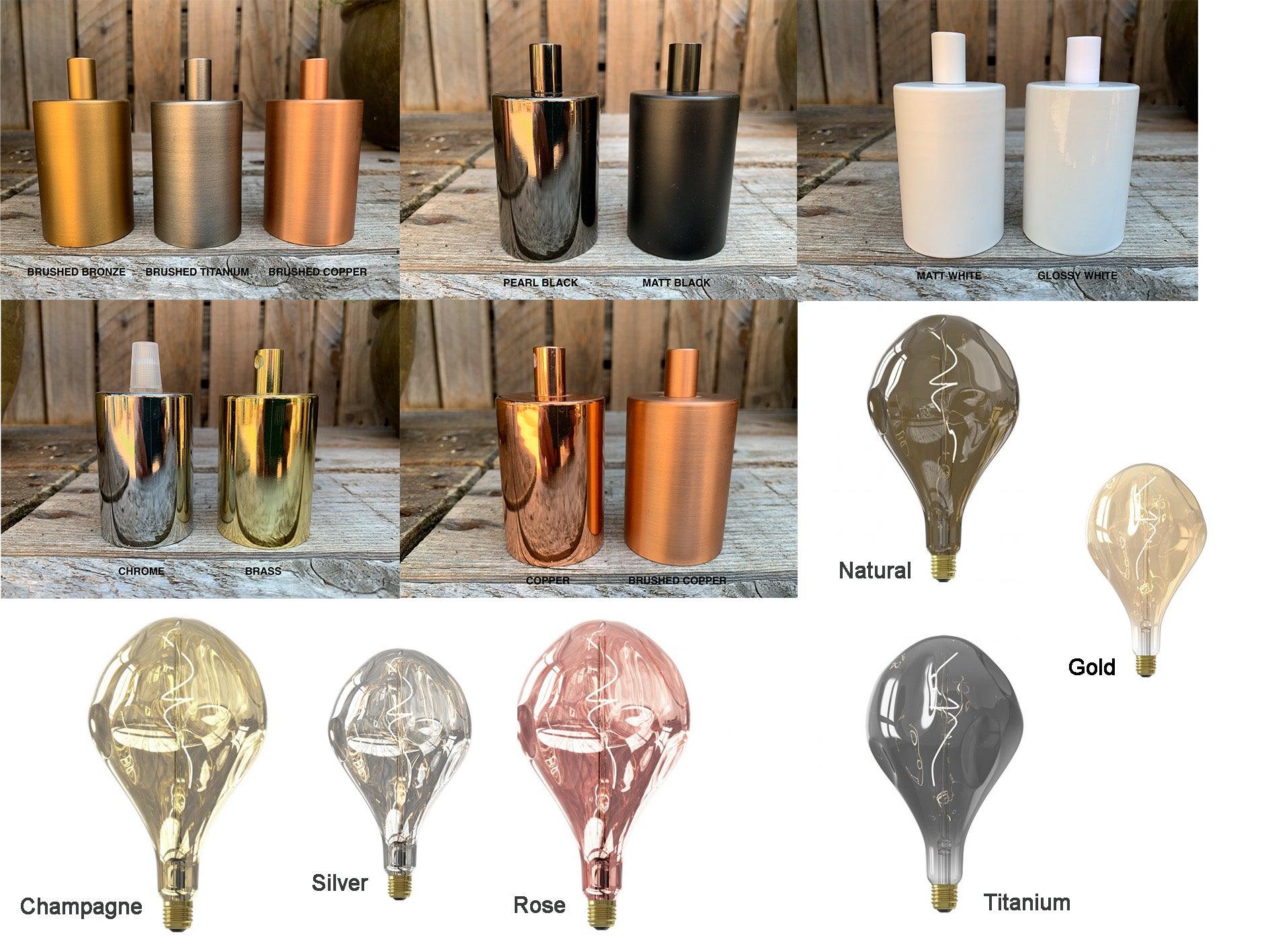 Triple Cluster Pendant Light with Organic Evo bulbs - MooBoo Home
