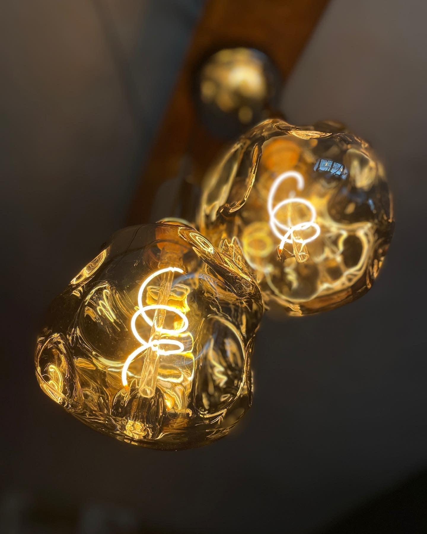 Triple Cluster Pendant Light with Organic Neo bulbs - MooBoo Home