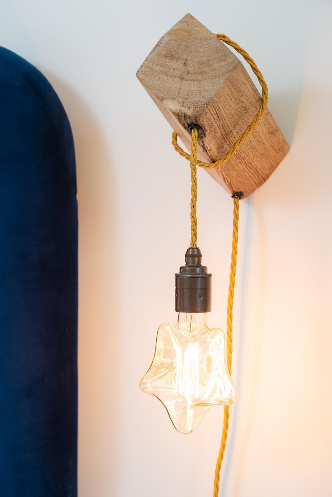 Wooden peg wall lights - MooBoo Home