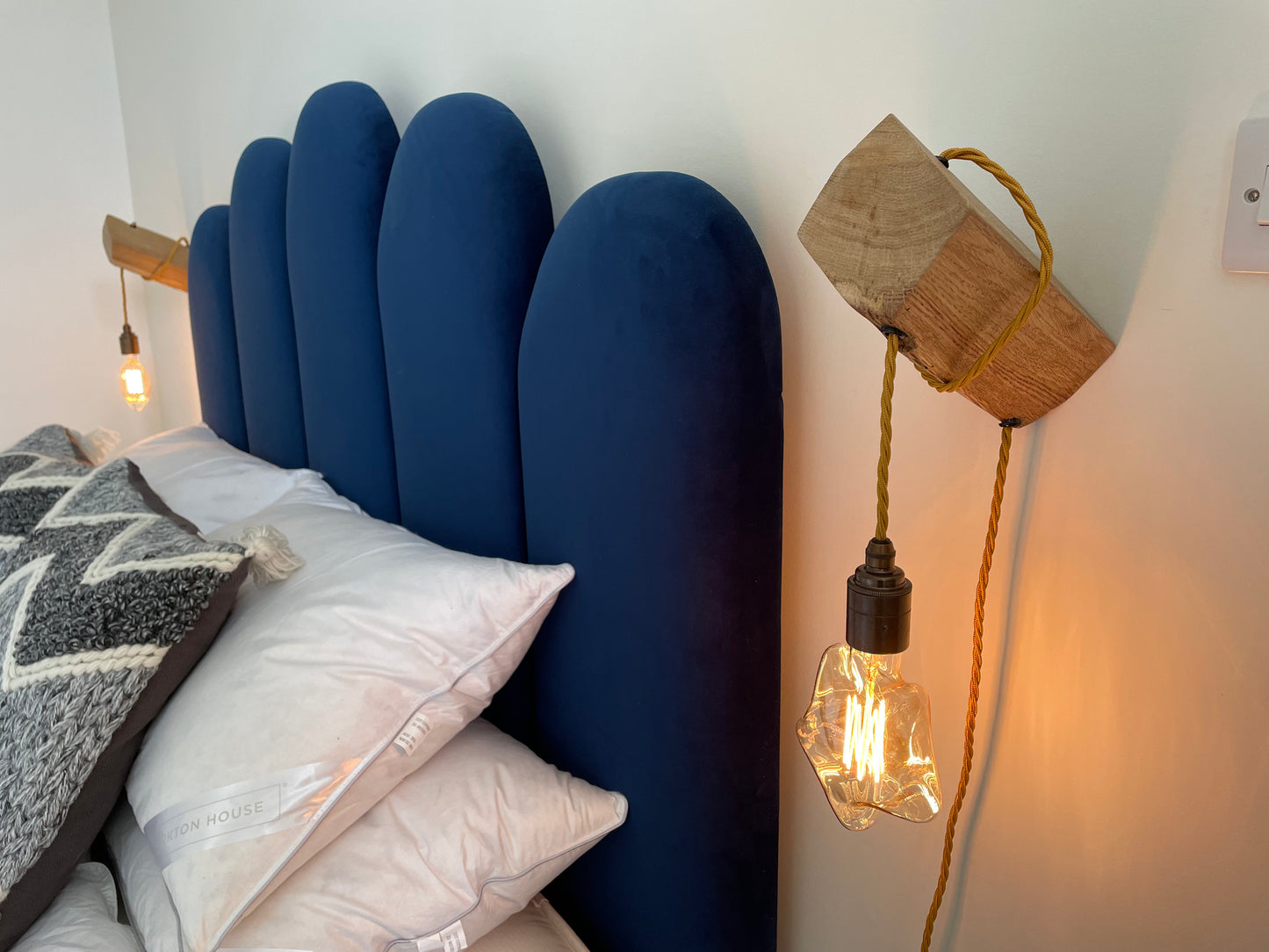 Wooden peg wall lights - MooBoo Home