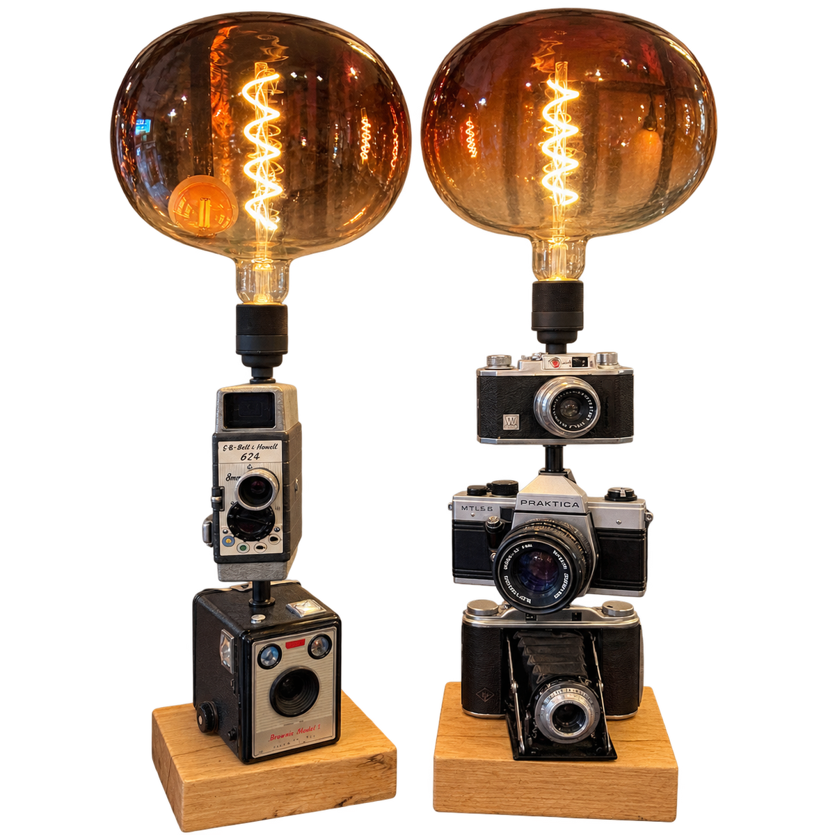 Legacy Camera Lamp – Bespoke Vintage Camera Table Lamp