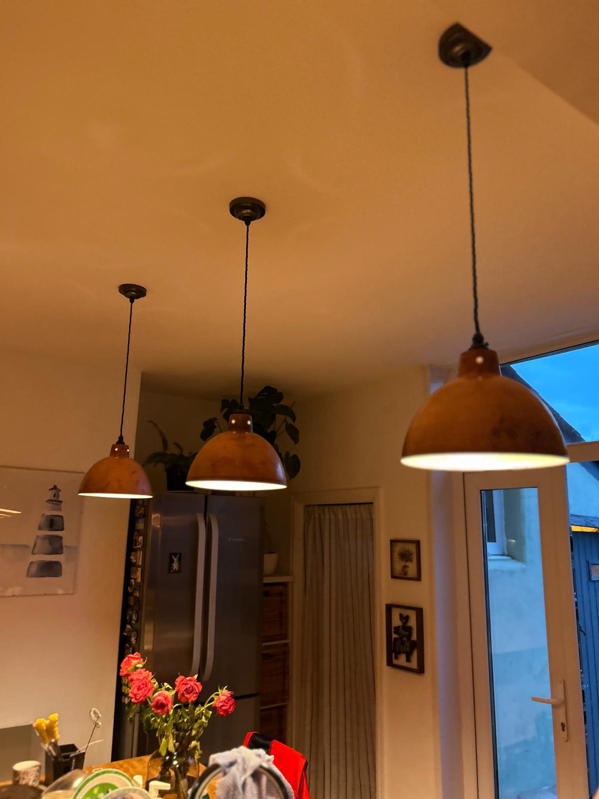 Custom Copper Pendant Light | Kitchen Island Lighting | MooBoo Home