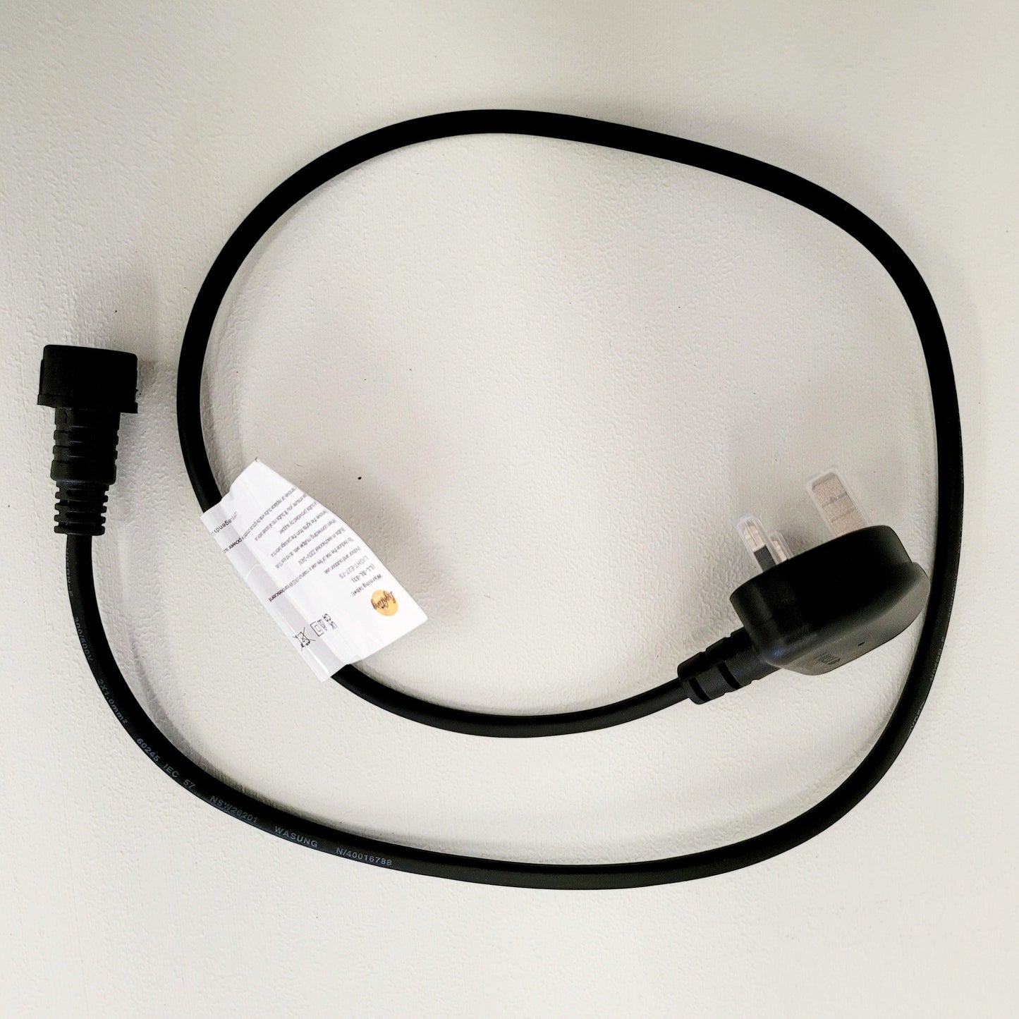 Replacement UK Plug Section & End Cap for Heavy Duty String Lights