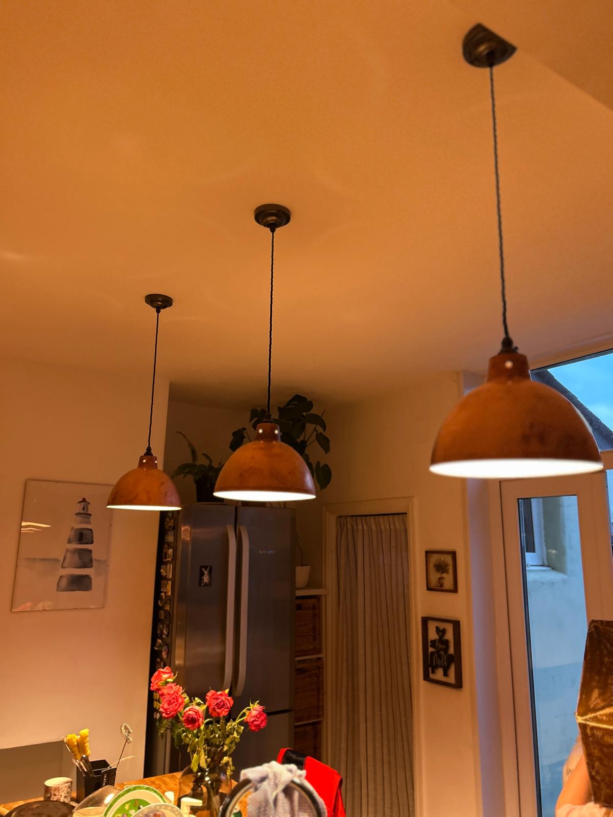 Custom Copper Pendant Light | Kitchen Island Lighting | MooBoo Home