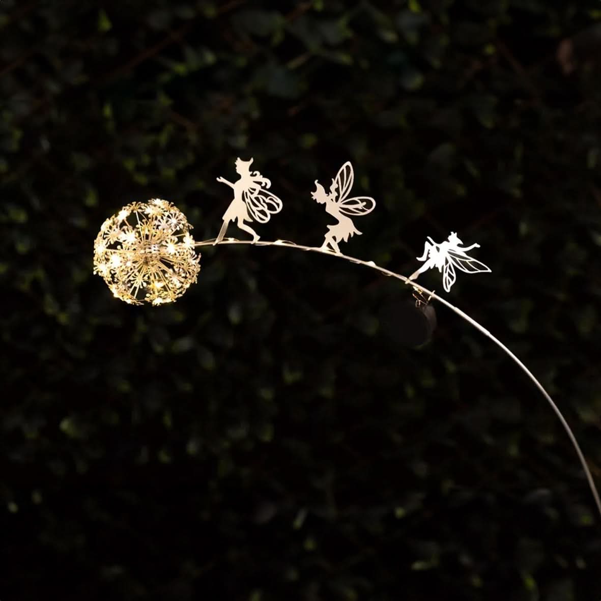 Dandelion Fairy sculpture Stake Light