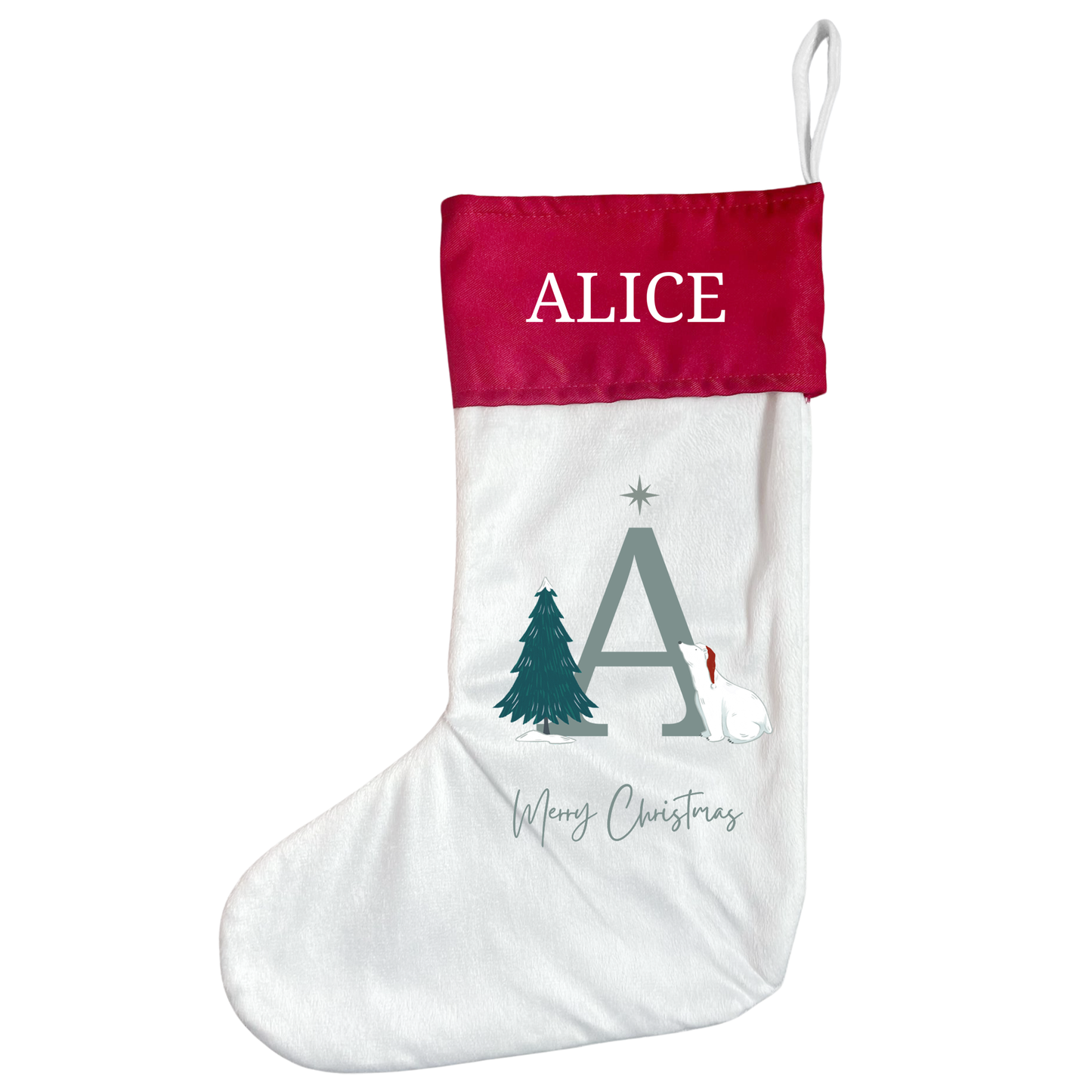 Personalised Christmas Stocking - Make A Wish Design