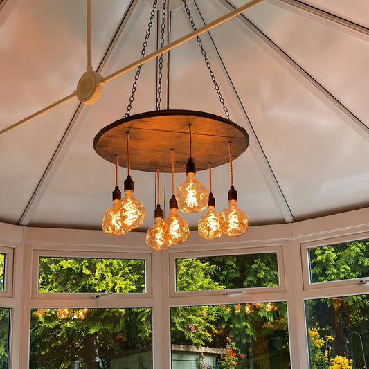 Whiskey Barrel Pendant Light | Round Oak Conservatory, Kitchen & Dining Lighting