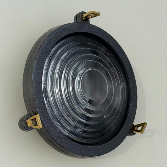 Wroxham ~ Cast Pewter Coastal Lighthouse Wall Light Industrial Ceiling Fixture