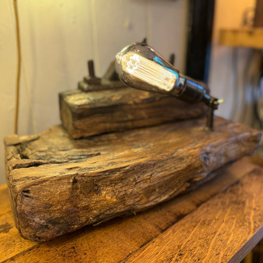 Lampenfuß „Beo“ aus Eiche, groß