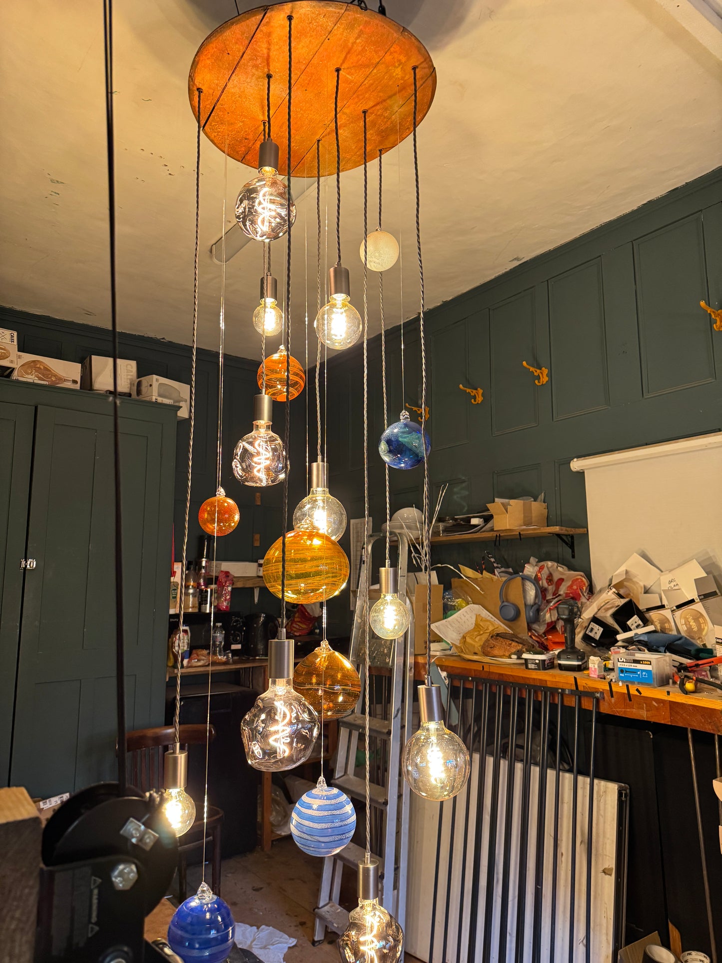 Solar System Chandelier