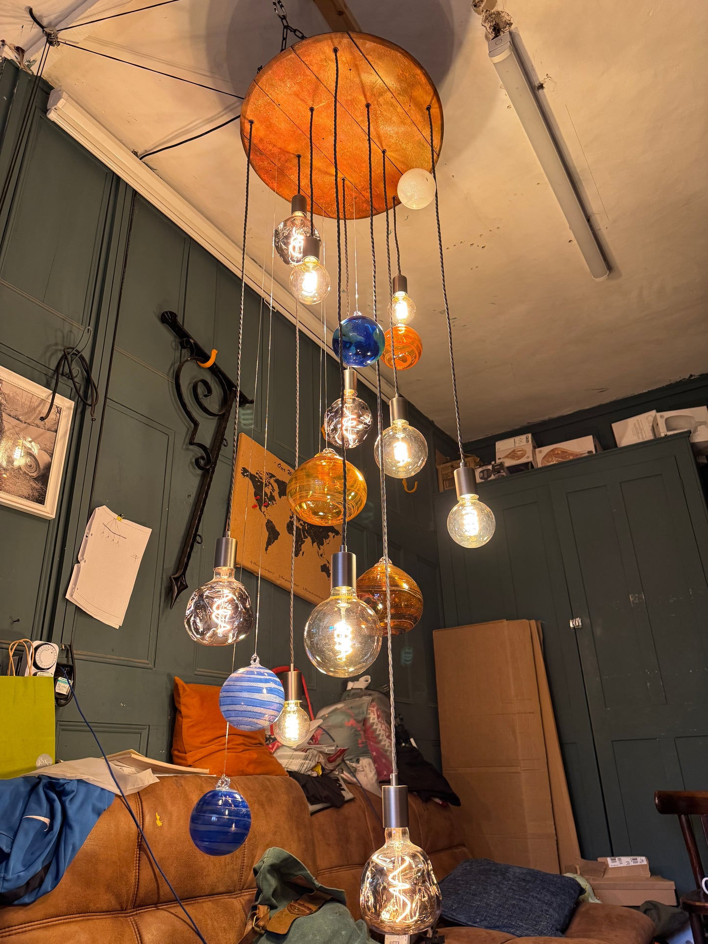 Solar System Chandelier