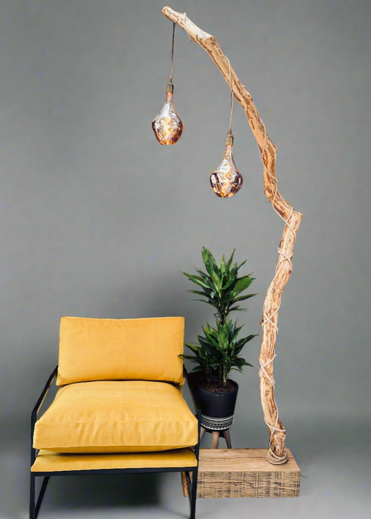 Tallulah – Rhododendron Floor Lamp | One of a Kind | Handmade in Devon