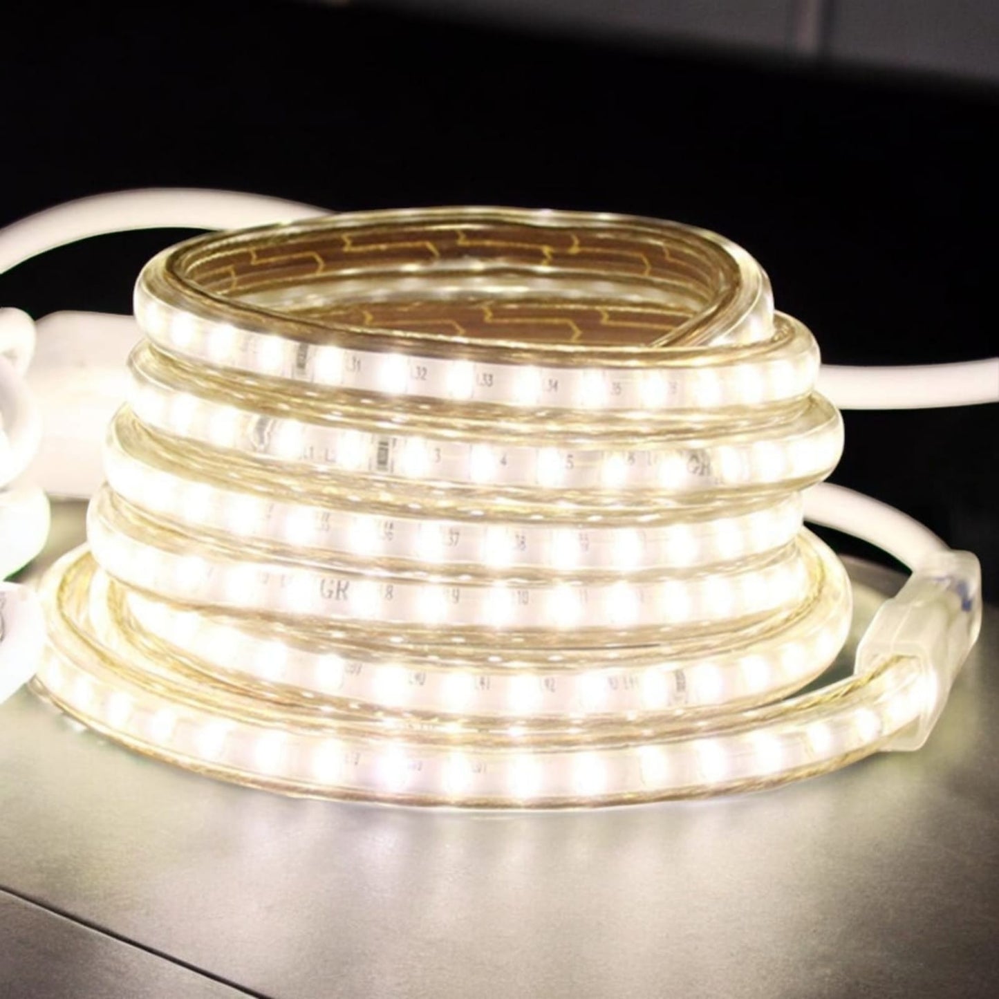 LED Pro-Luminate Warm White Outdoor Waterproof Mains Powered Strip Light