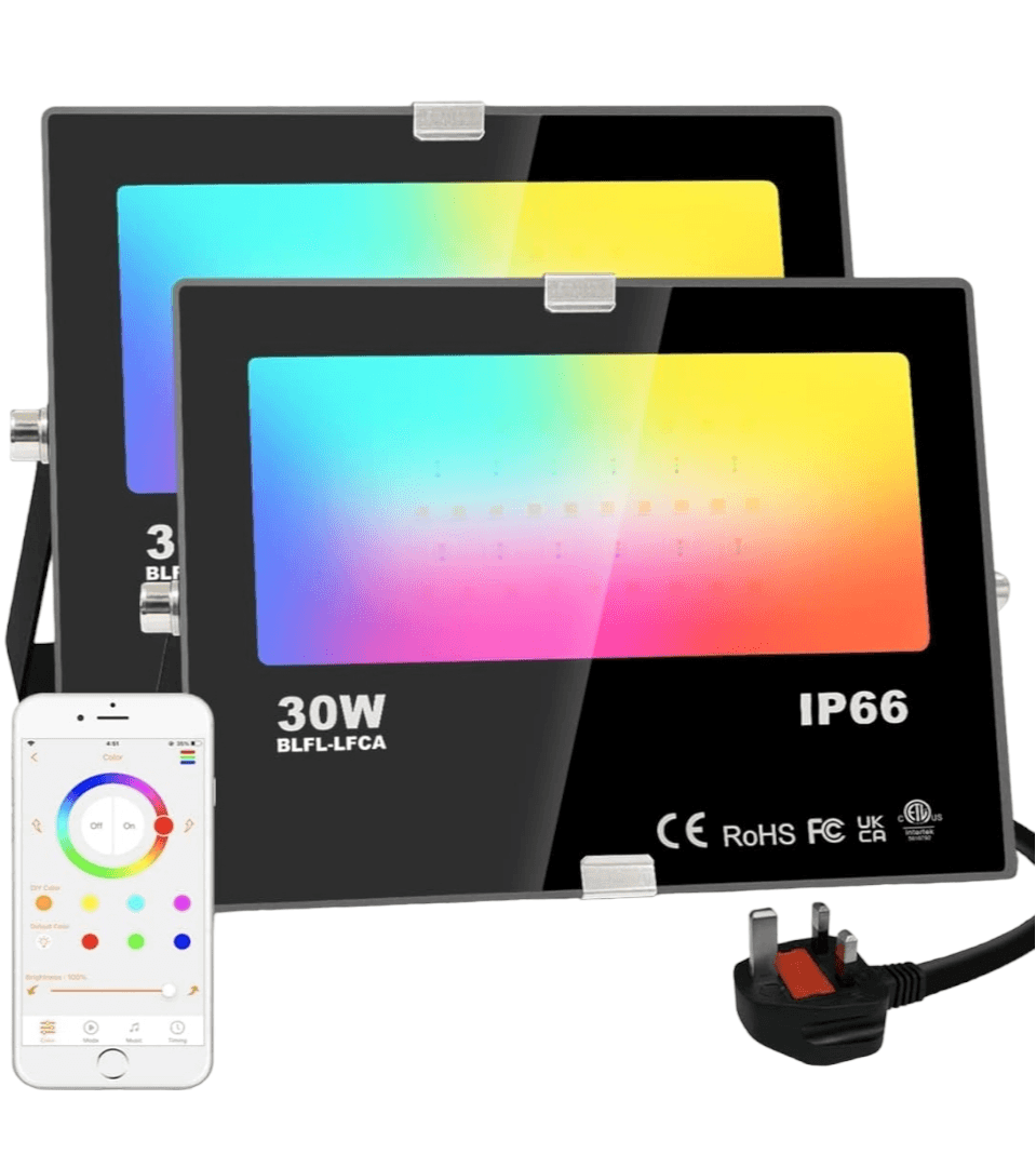 Ultimate Smart Bluetooth Floodlight LED Outdoor RGB / Warm White