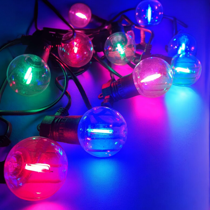 52M / 170FT Super Festoon Multi-Colour Festive Outdoor Connectable LED String Lights