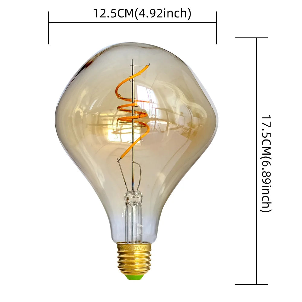 Alien LED Bulb 110V Amber/Smoke
