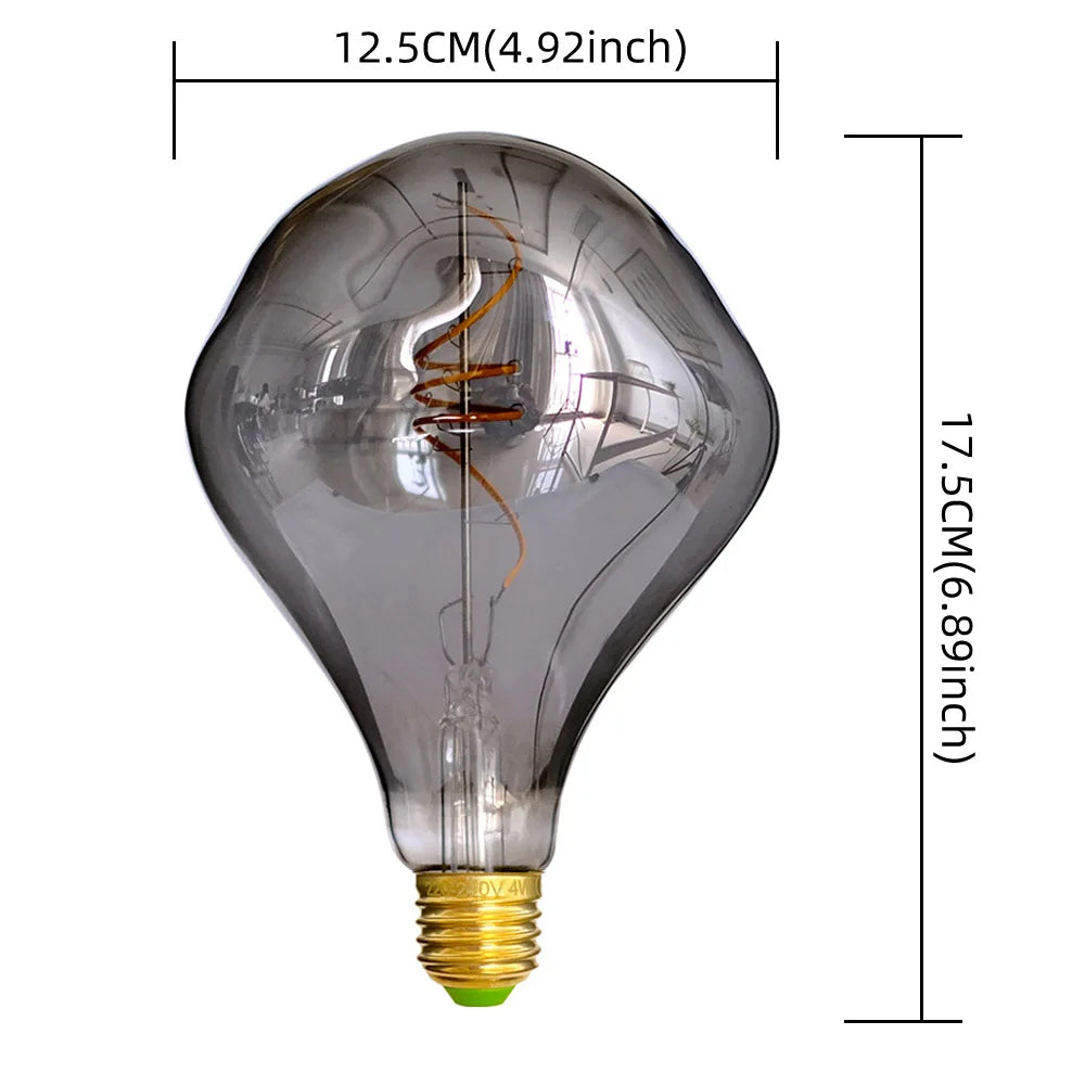 Alien LED Bulb 110V Amber/Smoke