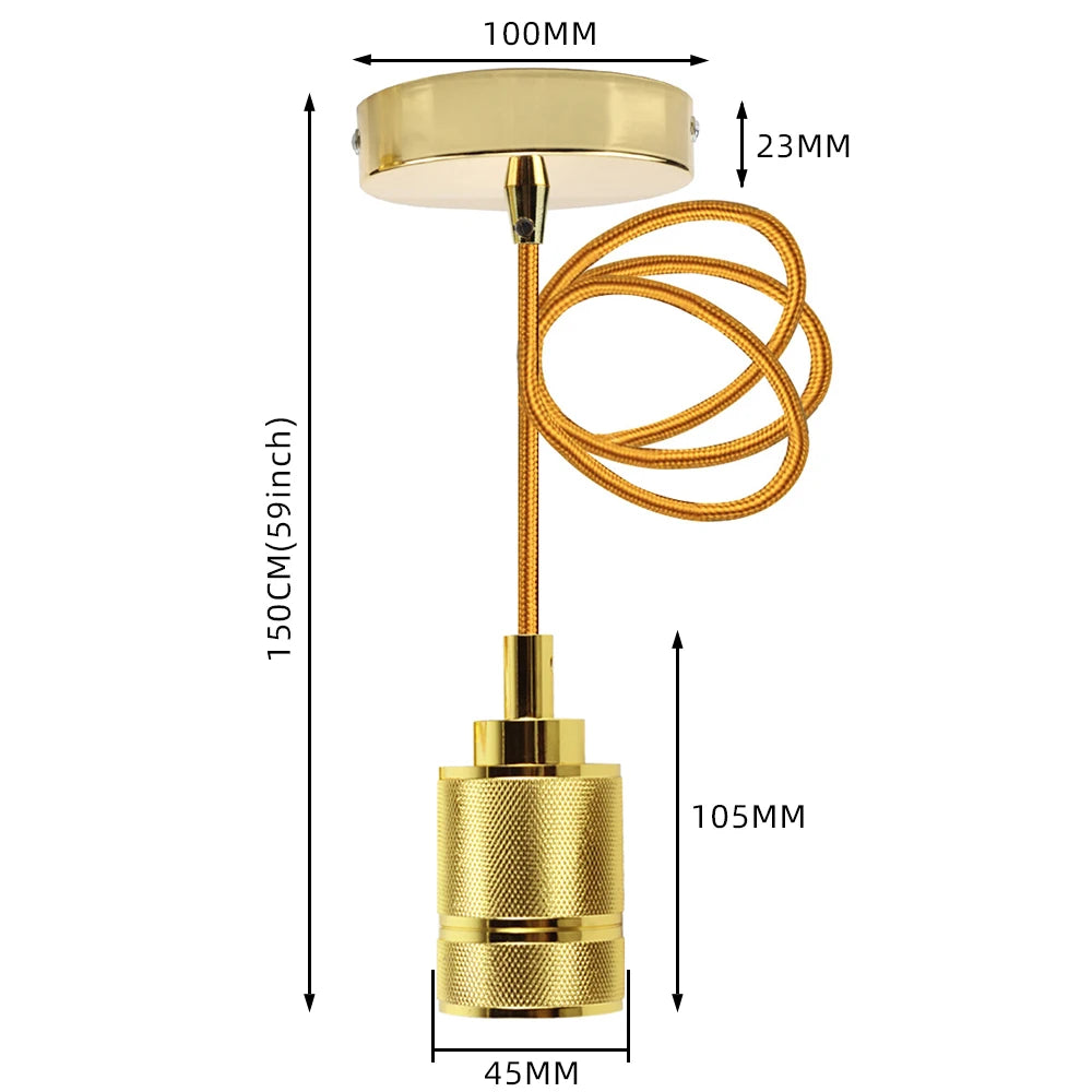 Swirl Gold LED Not Dimmable